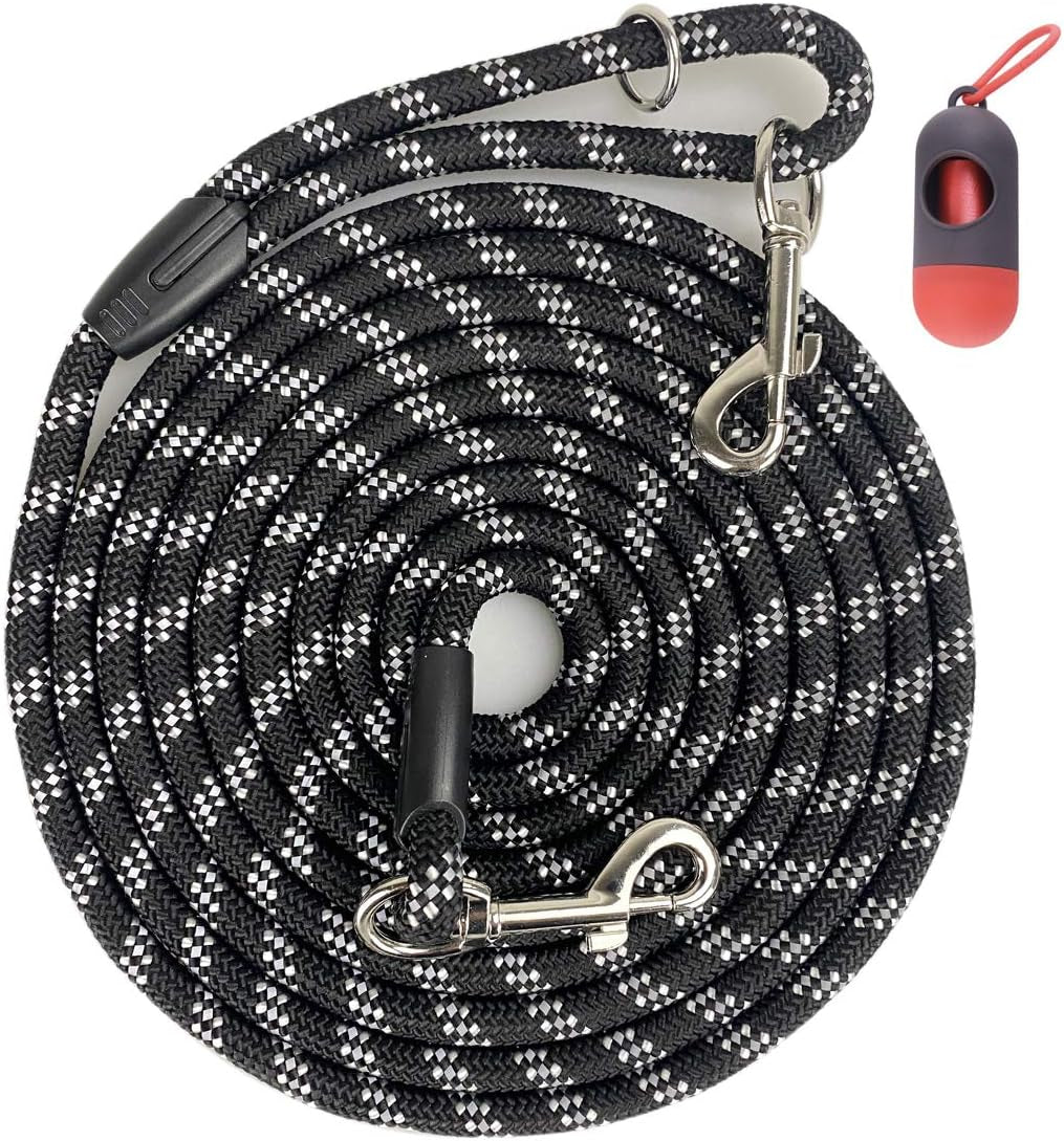 Long Rope Dog Training Leash – Reflective Recall & Agility Lead