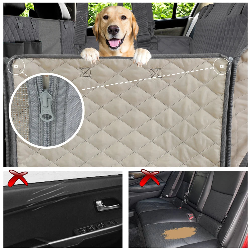 PETRAVEL Waterproof Dog Car Seat Cover Hammock