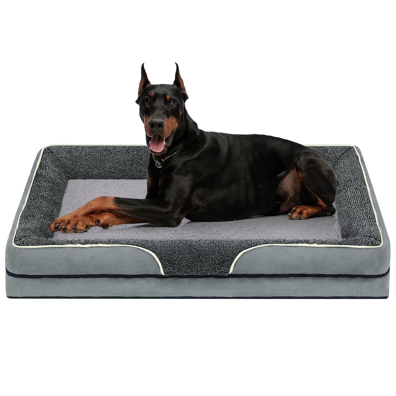 Egg Crate Foam Pet Couch with Washable Cover