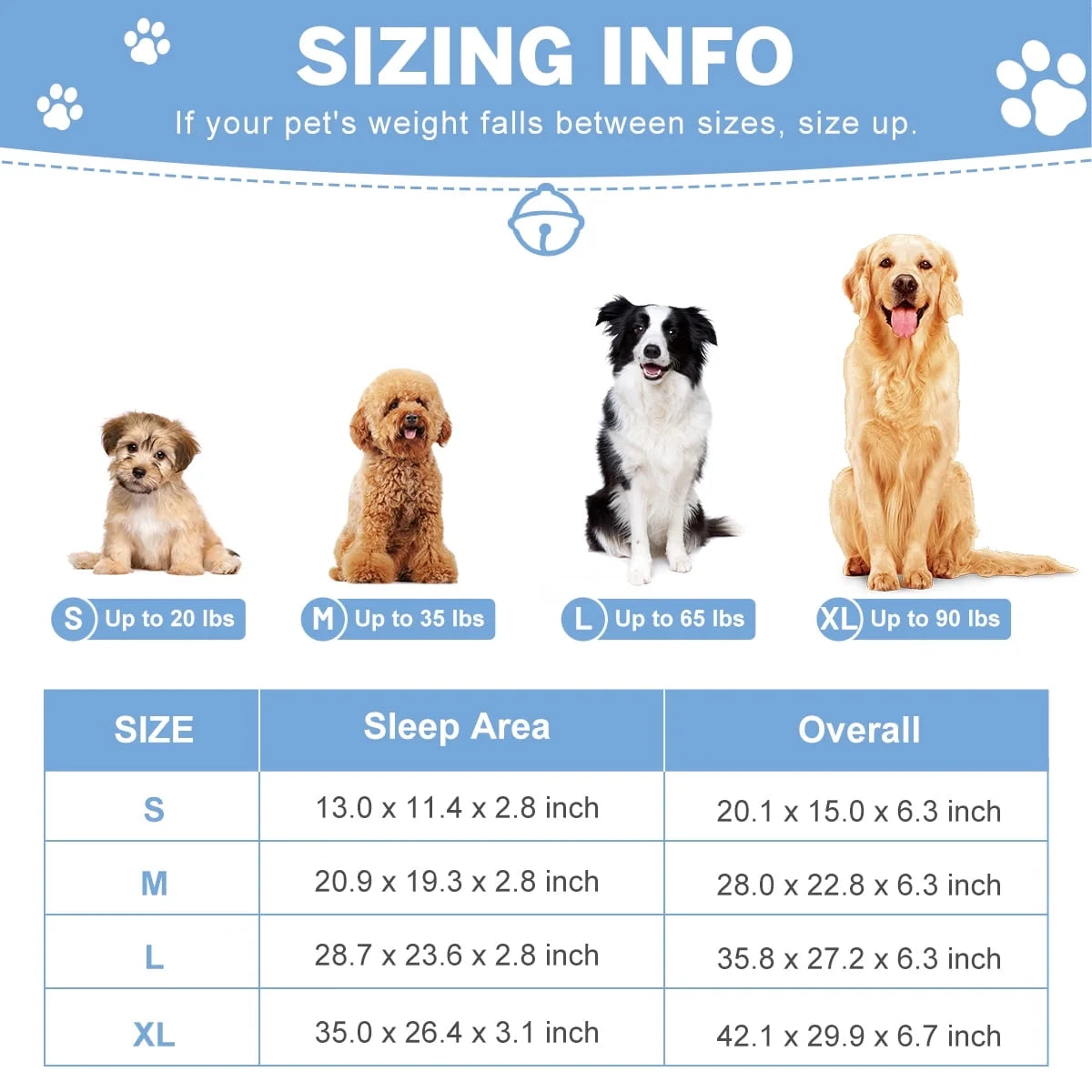 Orthopedic Dog Sofa Bed – Supportive Egg Crate Foam Pet Couch