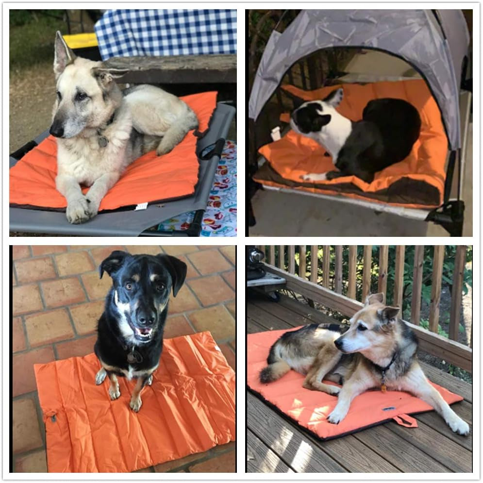 Waterproof Outdoor Dog Bed – Portable Washable Travel Mat for Camping & Large Dogs