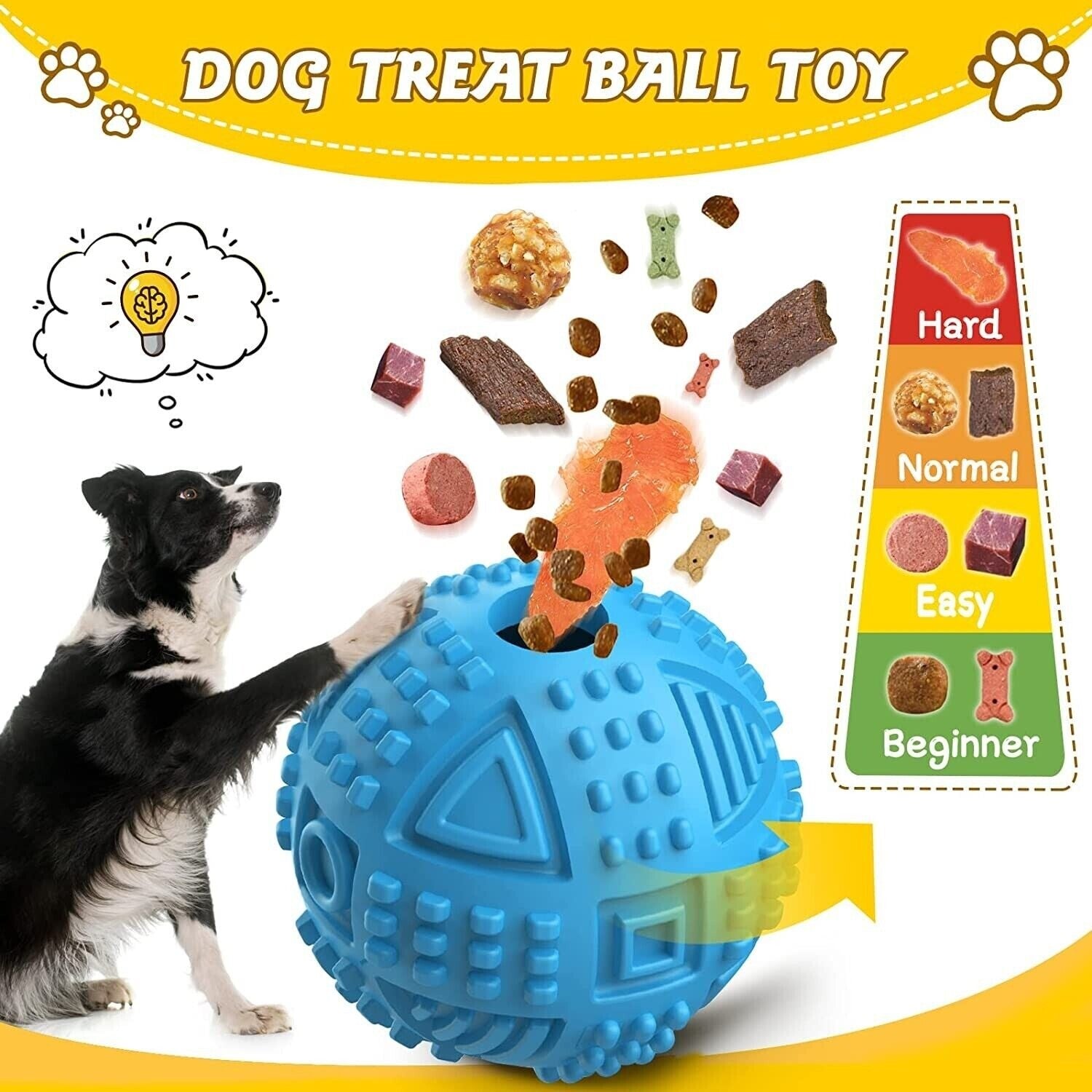 Indestructible Herding Ball for Dogs – Durable Push & Chase Interactive Toy
