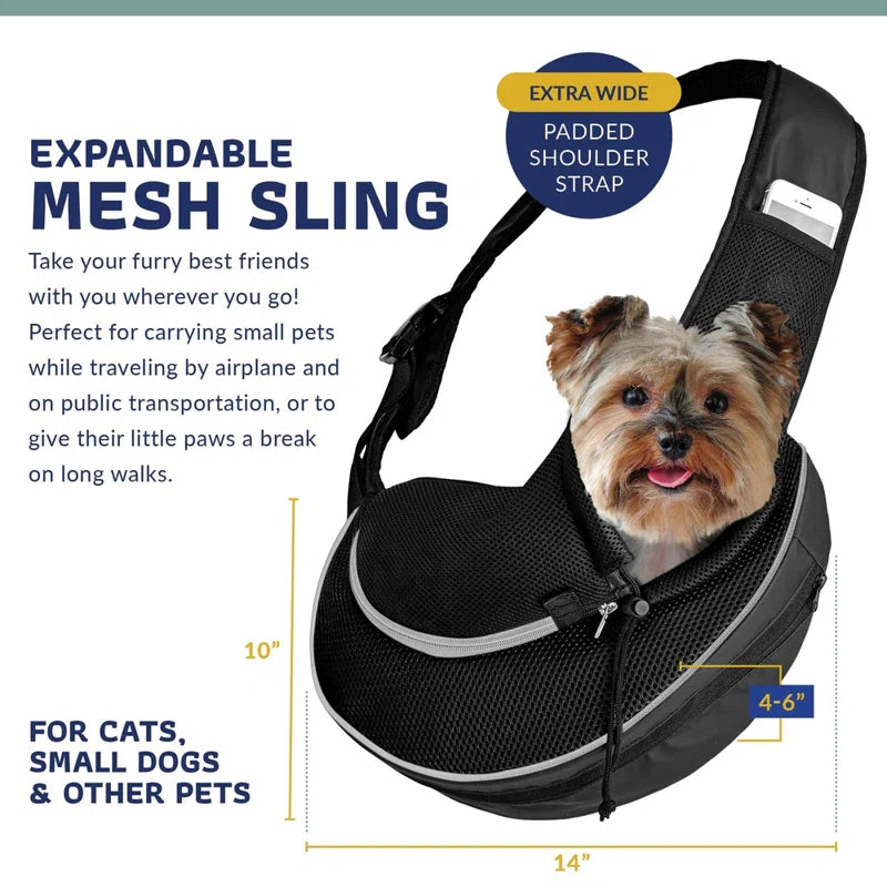 Katziela Angret Expandable Sling Pet Carrier