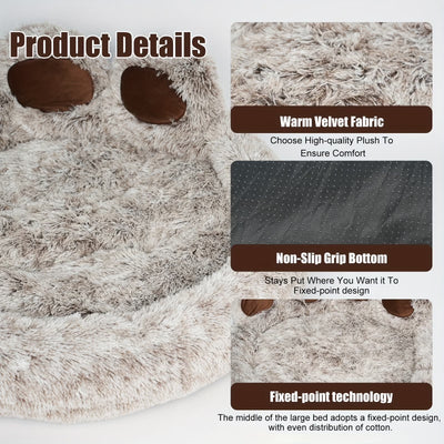 Kylinsure Paw Shape Calming Pet Bed