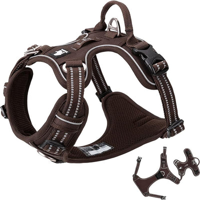 AdventureGuard No-Pull Dog Harness with Reflective Trim & Control Handle