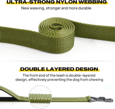 5FT Dual Handle Lead with Easy Snap Hook