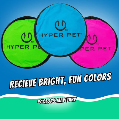 Flippy Flopper 9" Flying Disc Dog Toy – Floating Soft Fetch Discs (Pack of 5)