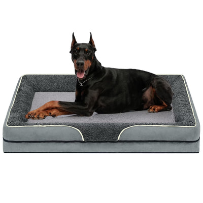 Egg Crate Foam Pet Couch with Washable Cover