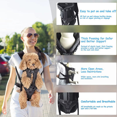 Breathable Travel Pet Carrier Backpack for Dogs