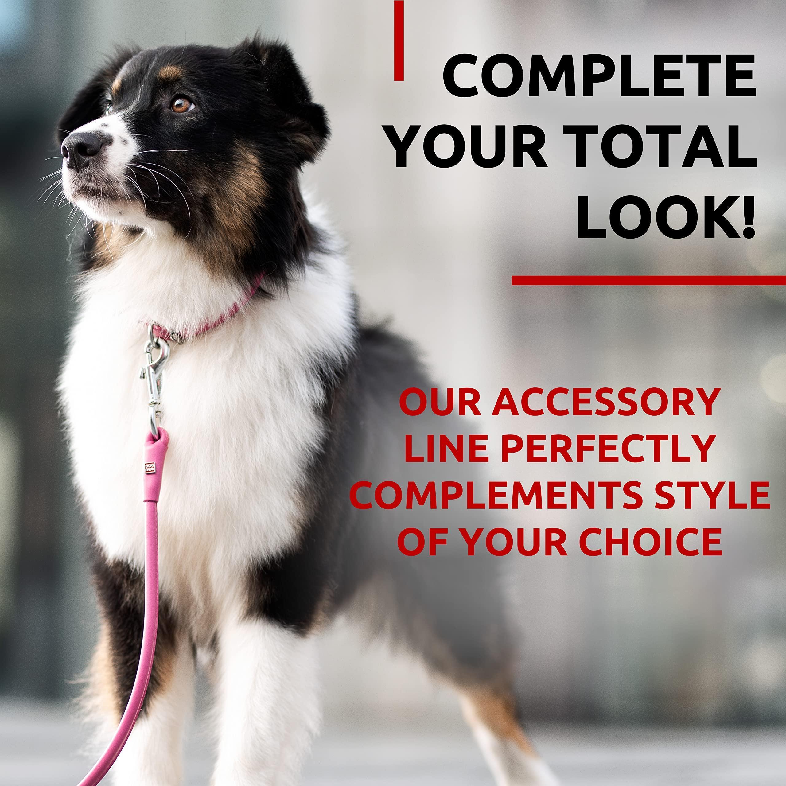 Glamour Rolled Leather Dog Leash