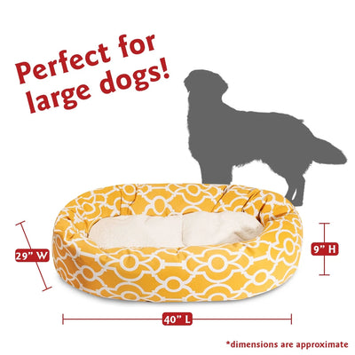 Sherpa Athens Bagel Calming Dog Bed