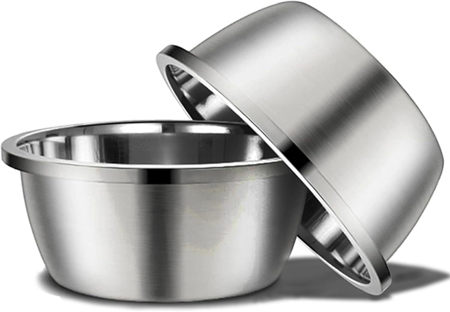 Heavy-Duty Stainless Steel Dog Bowl Set – 176 Oz High Capacity Food & Water