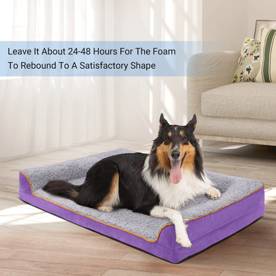 Egg Crate Foam Pet Couch with Washable Cover