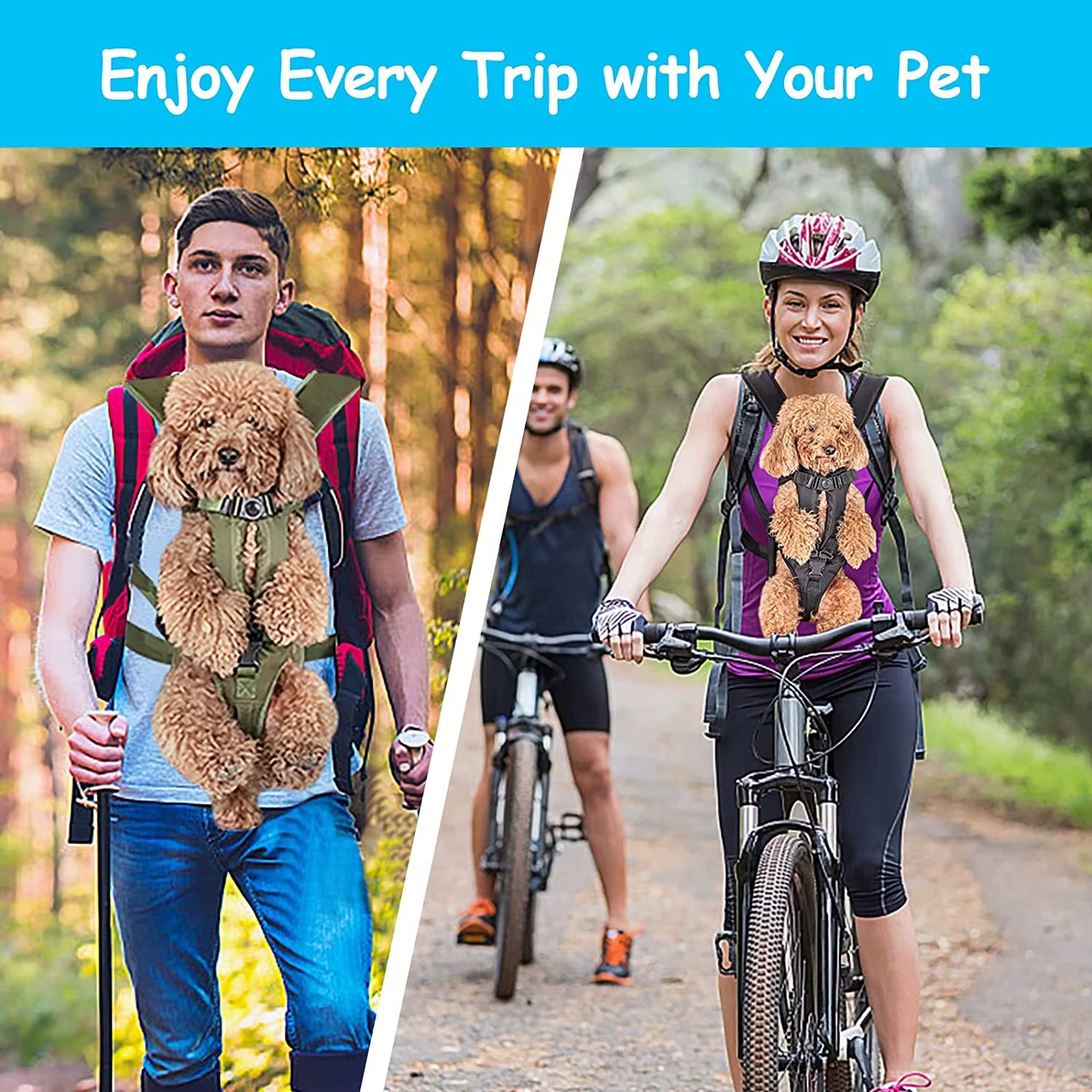 Breathable Travel Pet Carrier Backpack for Dogs