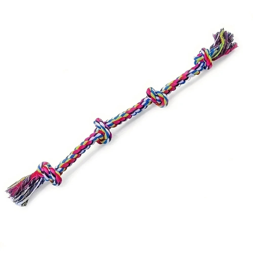 Heavy-Duty Knot Rope Dog Toy – Durable Tug & Chew Toy for Medium and Large Dogs
