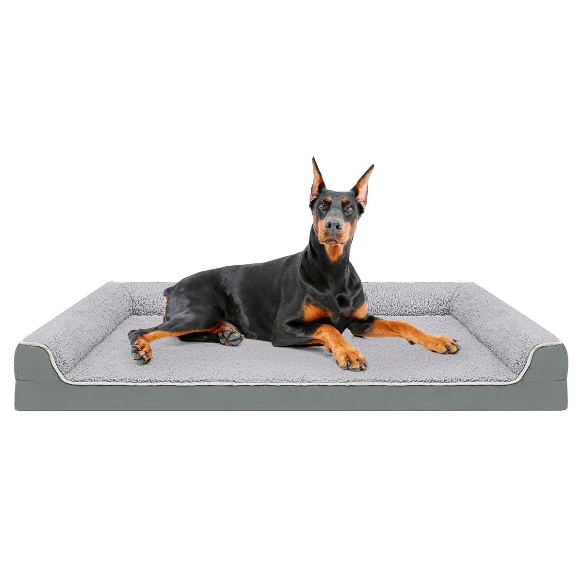 Orthopedic Dog Sofa Bed – Supportive Egg Crate Foam Pet Couch