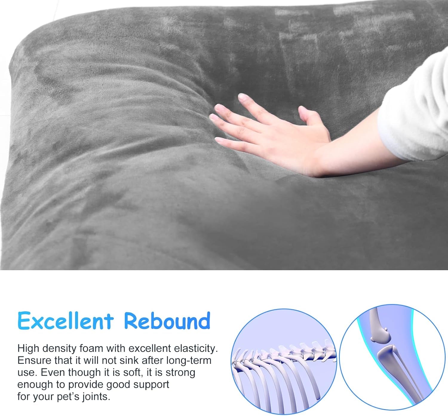 XL Washable Dog Bed for Large Dogs