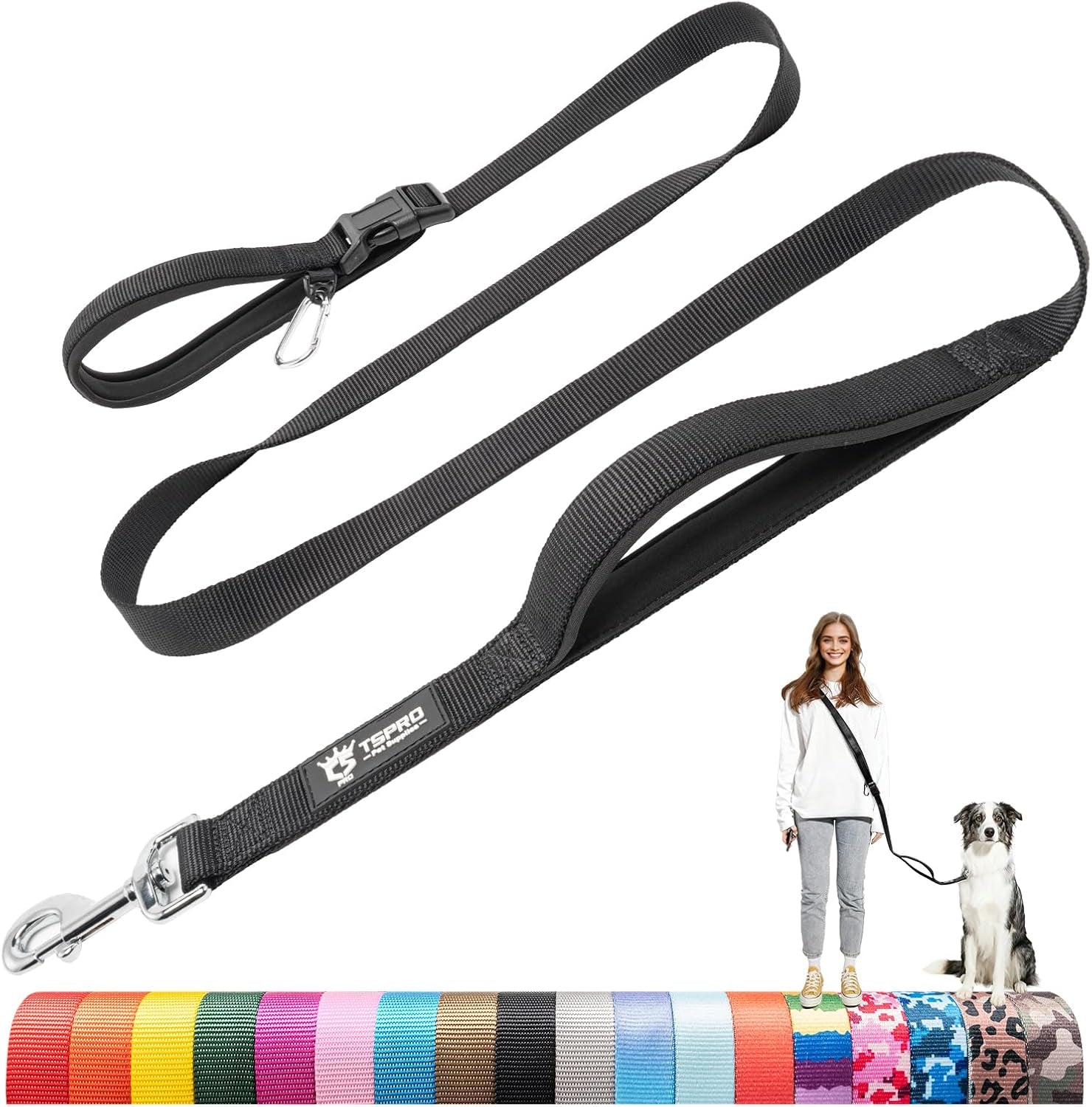 Tactical Hands-Free Dog Leash – Heavy Duty Adjustable Training Lead