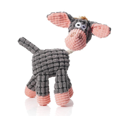 Squeaky Plush Dog Toy – Durable Stuffed Chew Toy