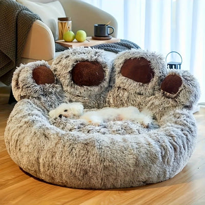 Kylinsure Paw Shape Calming Pet Bed