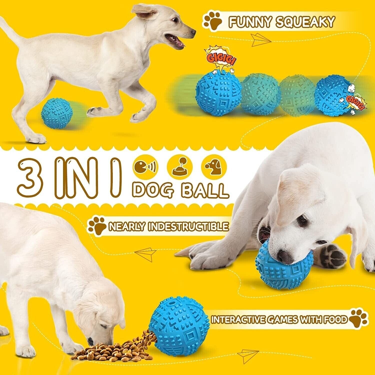 Indestructible Herding Ball for Dogs – Durable Push & Chase Interactive Toy