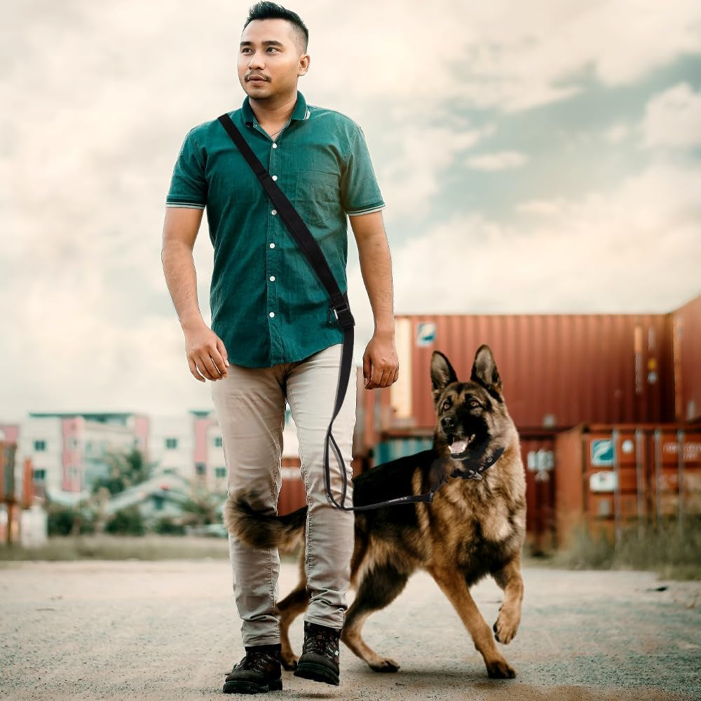 Tactical Hands-Free Dog Leash – Heavy Duty Adjustable Training Lead