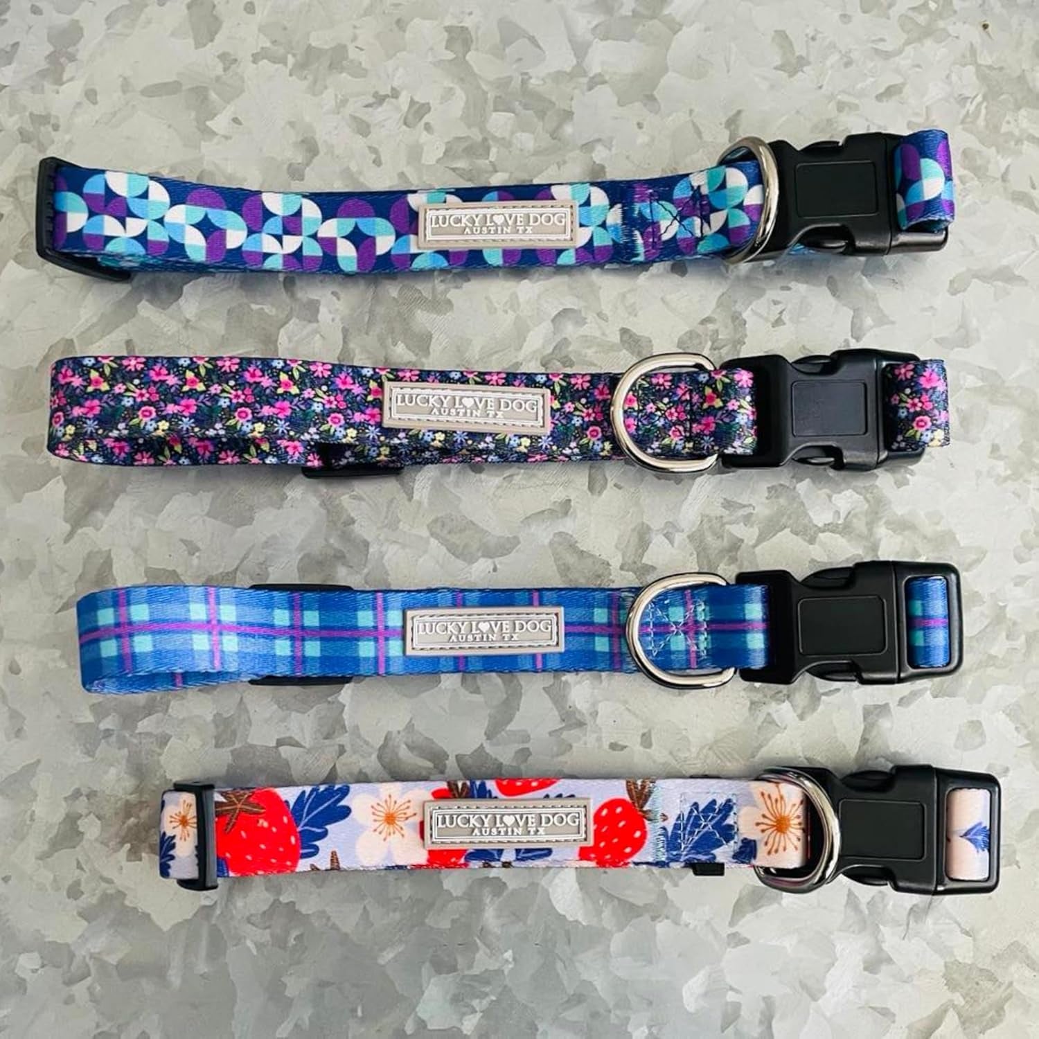 Adjustable Durable Dog Collar with Easy Click Buckle for Small Dogs - Comfortable Design for Male and Female Puppies and Adults - Jasper, Small