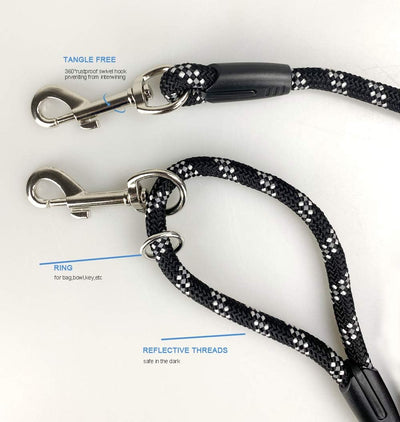 Long Rope Dog Training Leash – Reflective Recall & Agility Lead