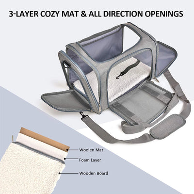 Airline-Approved Pet Carrier Backpack for Small Dogs