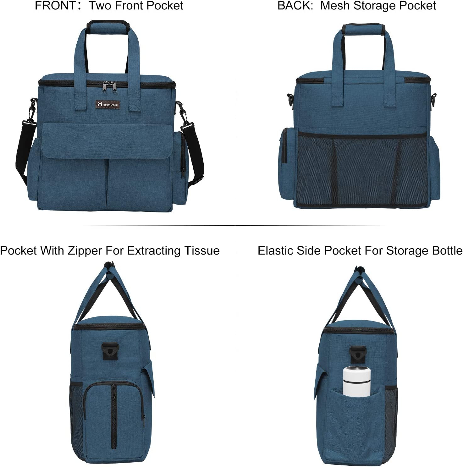 Airline-Approved Dog Travel Bag Set – Weekend Pet Organizer with Food Containers & Bowls