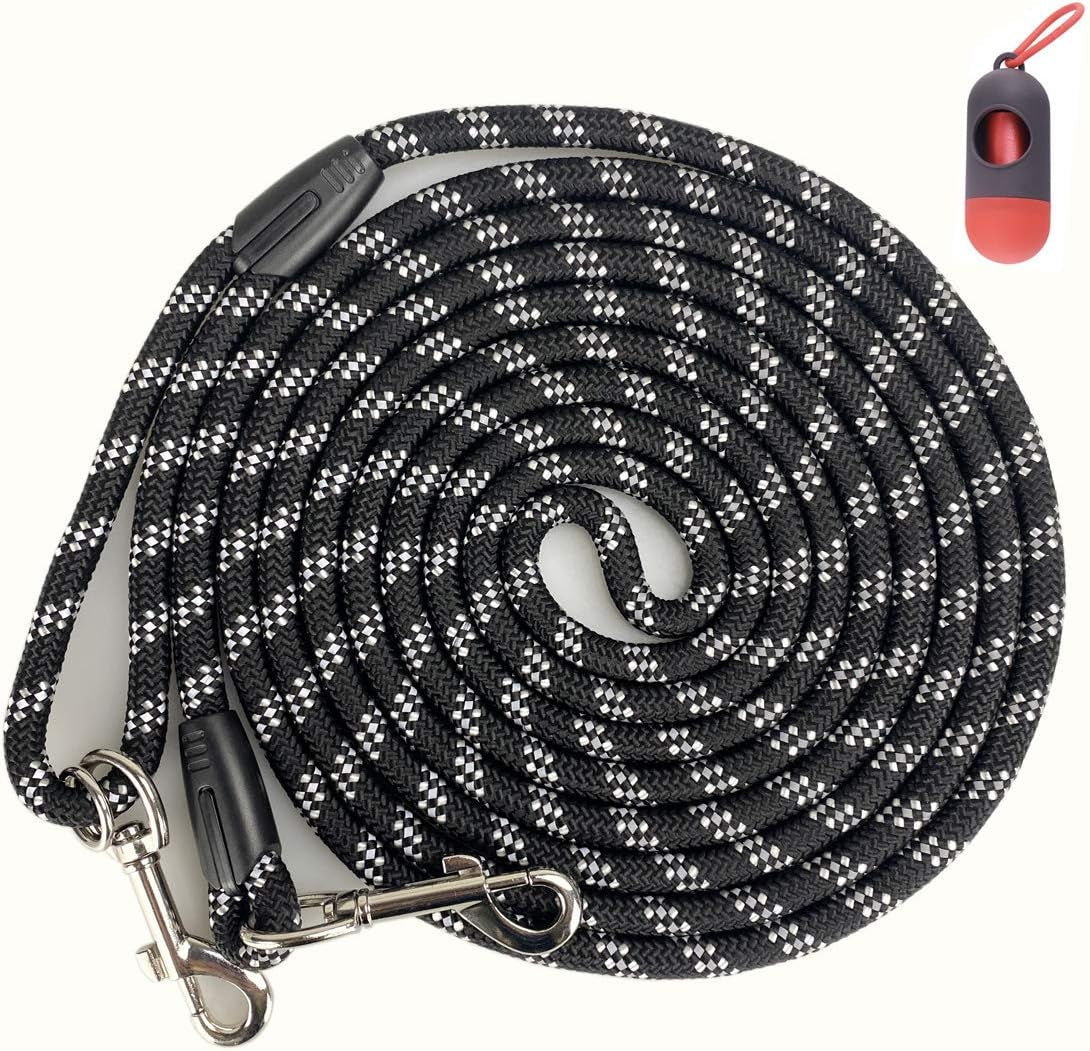 Long Rope Dog Training Leash – Reflective Recall & Agility Lead