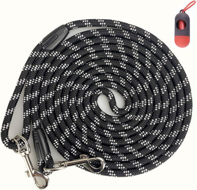 Long Rope Dog Training Leash – Reflective Recall & Agility Lead