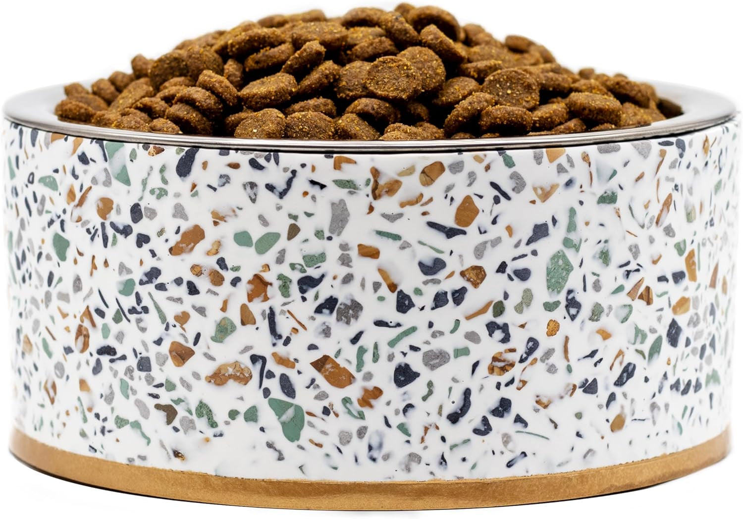 Elevated Bowl Stand with Removable Stainless Steel Bowl