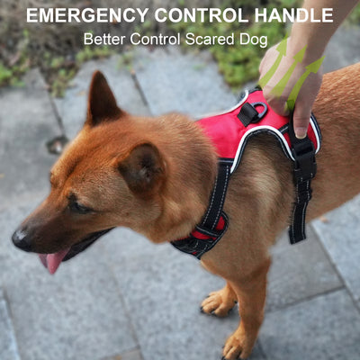 Reflective No-Pull Dog Harness – Adjustable Breathable Pet Vest