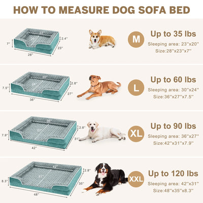 Washable Pet Couch with Supportive Foam