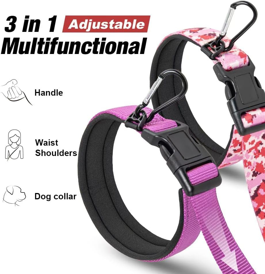 Tactical Hands-Free Dog Leash – Heavy Duty Adjustable Training Lead