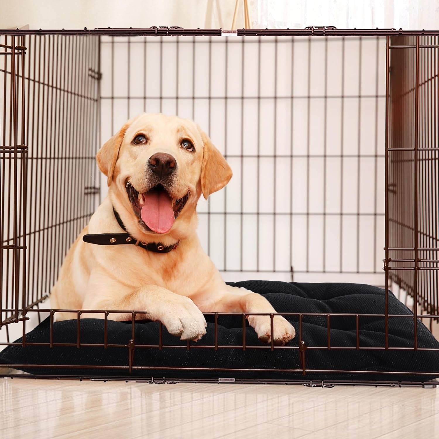 Heavy-Duty Chew Resistant Dog Crate Bed for Aggressive Chewers