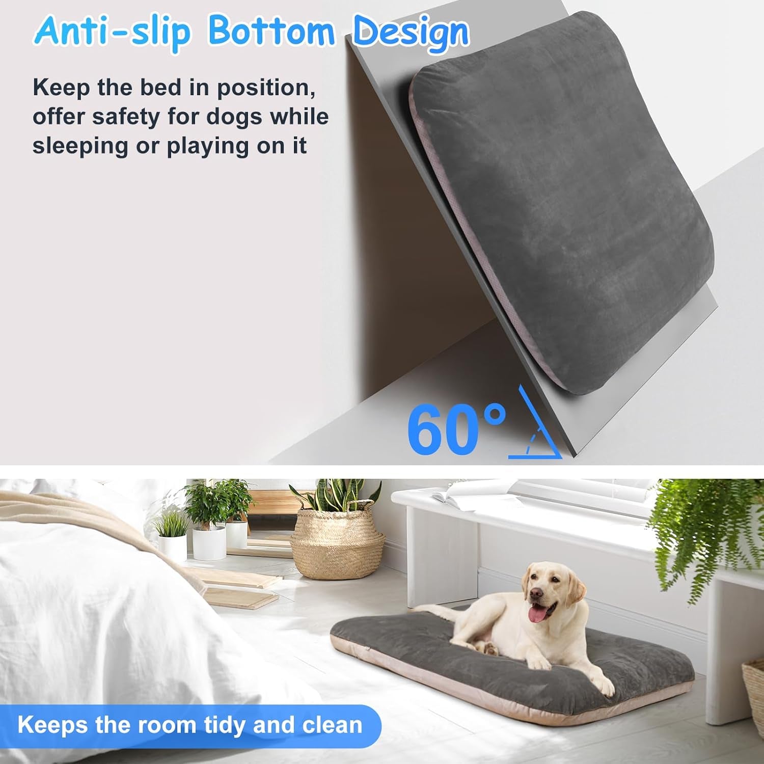 XL Washable Dog Bed for Large Dogs