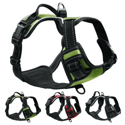 Reflective No-Pull Dog Harness – Adjustable Breathable Pet Vest