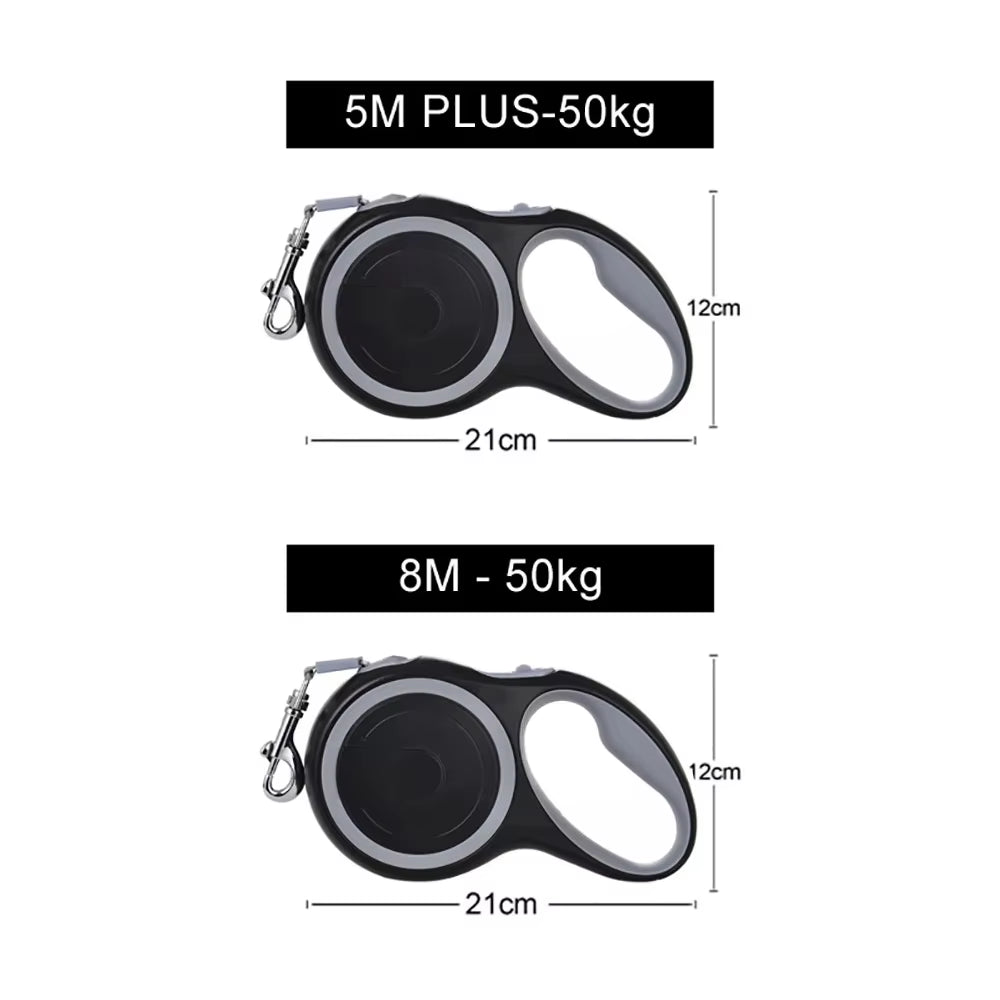 Retractable Dog Leash – Adjustable Heavy Duty Walking Lead for Small & Large Dogs