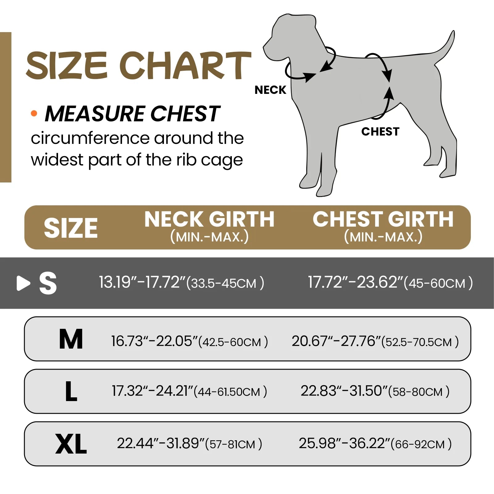Reflective Adventure Dog Harness with Control Handle – Khaki Small