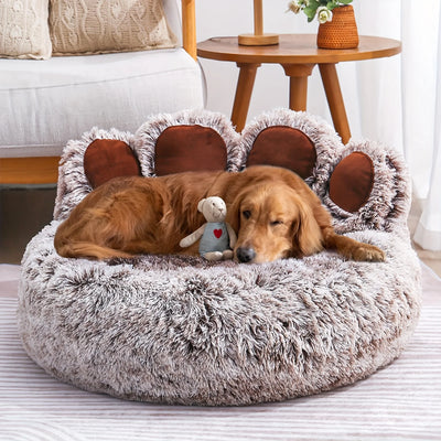 Kylinsure Paw Shape Calming Pet Bed
