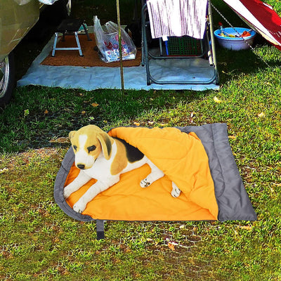 Waterproof Packable Dog Sleeping Bag with Storage Bag – Outdoor Travel Bed 43" × 27"