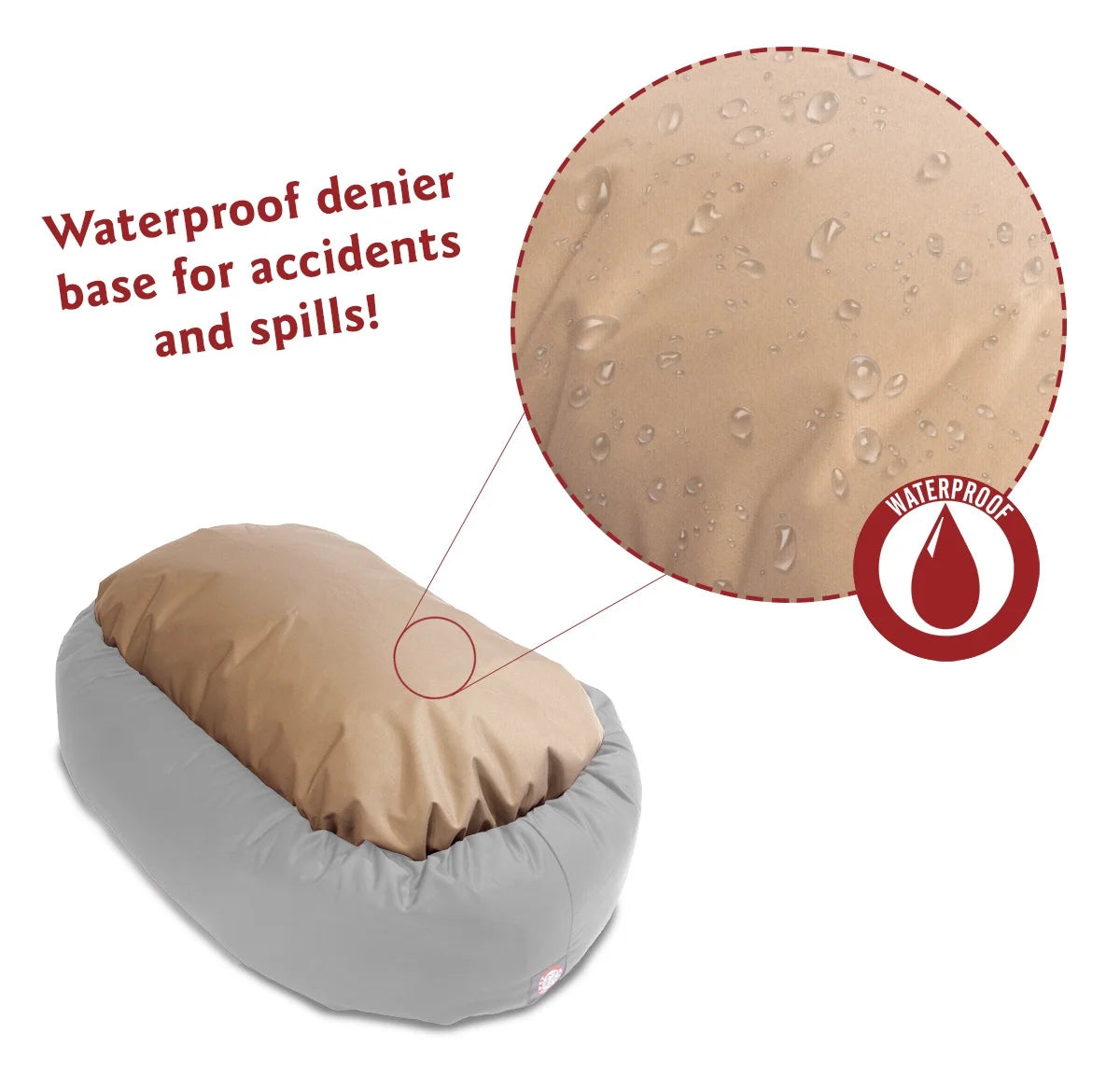 Sherpa Athens Bagel Calming Dog Bed