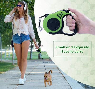 Retractable Dog Leash – Tangle-Free Walking Leash with Anti-Slip Handle