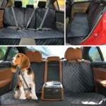 Waterproof Dog Back Seat Protector With Middle Seat Armrest - Image 3