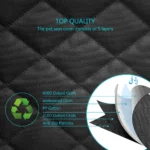 Waterproof Dog Back Seat Protector With Middle Seat Armrest - Image 5