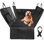Waterproof Rear Back Dog Carrier Seat Cover with Safety Belt