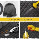 Waterproof Rear Back Dog Carrier Seat Cover with Safety Belt - Image 4
