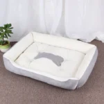 Non-slip Warm Dog Bone Bed - Image 5